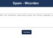 SPAM In contact formulier